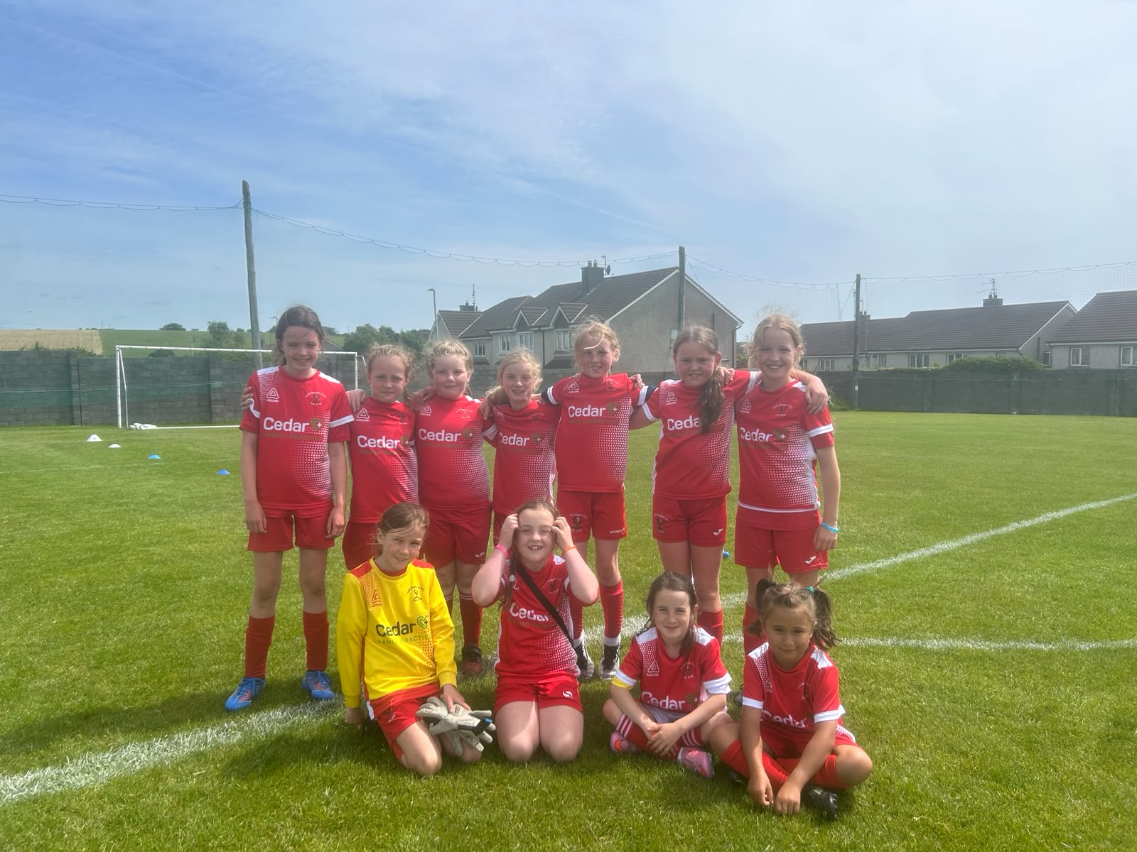 Park Rangers AFC players together for a team photo